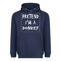 Navy pretend i m a donkey halloween costume Heavyweight Hoodie - trangStudio