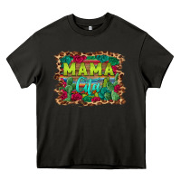 Asphalt mama cita serape background Heavy Core Tee - BarkalooDesign