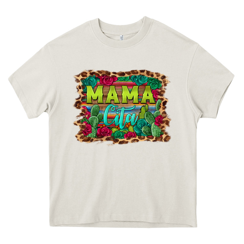 Mama Cita Serape Background Heavy Core Tee by BarkalooDesign | Teevron
