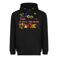 Black one spook tacular teacher Heavyweight Hoodie - BarkalooDesign