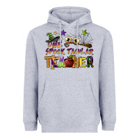 Heather Grey one spook tacular teacher Heavyweight Hoodie - BarkalooDesign