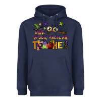 Navy one spook tacular teacher Heavyweight Hoodie - BarkalooDesign