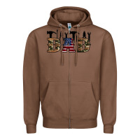Chestnut fathers day Zipper Hoodie - Artiststas