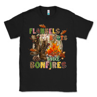 Black Flannels boots and bonfires Classic Tee - NancyCooperArtShop