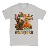 Moon Dust Flannels boots and bonfires Classic Tee - NancyCooperArtShop