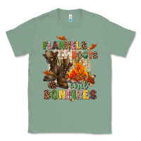 Sage Flannels boots and bonfires Classic Tee - NancyCooperArtShop