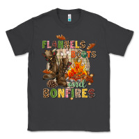 Smoke Flannels boots and bonfires Classic Tee - NancyCooperArtShop