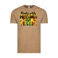 Vintage Coffee made with melanin and magic Vintage Tee - CowGirlArtShop