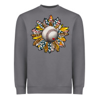 Storm Baseball Sunflower Heavyweight Sweatshirt - CowhideDigitalArt