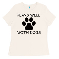 Bone Plays Well With Dogs Ladies Tee - Bettercallsaul