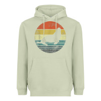 Matcha Seal Lover Gifts Retro Vintage Sea Lion Animal Silhouette Heavyweight Hoodie - trangStudio
