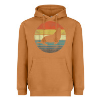 Meerkat Seal Lover Gifts Retro Vintage Sea Lion Animal Silhouette Heavyweight Hoodie - trangStudio