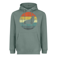 Sage Seal Lover Gifts Retro Vintage Sea Lion Animal Silhouette Heavyweight Hoodie - trangStudio