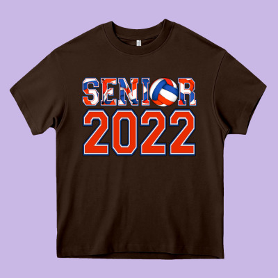 Senior Volleyball Custom Heavy Core Tee Designed By Jasminsmagicworld