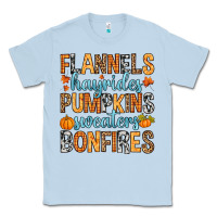 Dusty Blue Flannels hayrides Classic Tee - RanaPortraitStore