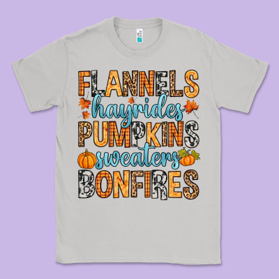Flannels Hayrides Classic Tee Designed By Ranaportraitstore