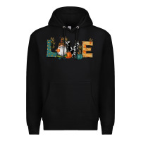 Black Fall Love Gnome Premium Hoodie - RanaPortraitStore