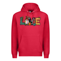 Cardinal Fall Love Gnome Premium Hoodie - RanaPortraitStore