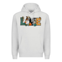 Dove Grey Fall Love Gnome Premium Hoodie - RanaPortraitStore