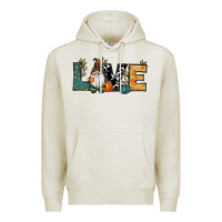 Oatmeal Heather Fall Love Gnome Premium Hoodie - RanaPortraitStore