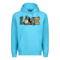 Ocean Blue Fall Love Gnome Premium Hoodie - RanaPortraitStore