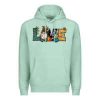 Seafoam Fall Love Gnome Premium Hoodie - RanaPortraitStore