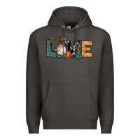Smoke Fall Love Gnome Premium Hoodie - RanaPortraitStore