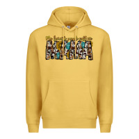 Antique Gold my favorite peoplle call me mama Premium Hoodie - CowhideDigitalArt
