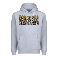 Heather Grey my favorite peoplle call me mama Premium Hoodie - CowhideDigitalArt