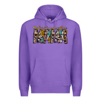 Purple my favorite peoplle call me mama Premium Hoodie - CowhideDigitalArt