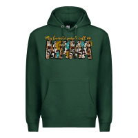 Sports Green my favorite peoplle call me mama Premium Hoodie - CowhideDigitalArt