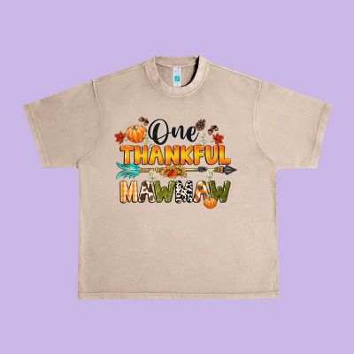 One Thankful Mawmaw Urban Heavy Tee Designed By Cowgirlartshop