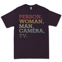 Plum Person Woman Man Camera Tv Premium Tee - Bettercallsaul