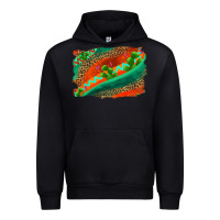 Black westerb aztec and leopard background Urban Hoodie - AdoDesignShop