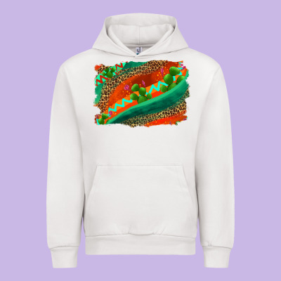 Westerb Aztec And Leopard Background Urban Hoodie Designed By Adodesignshop