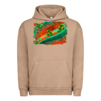 Pigment Burro westerb aztec and leopard background Urban Hoodie - AdoDesignShop
