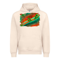 Sandshell westerb aztec and leopard background Urban Hoodie - AdoDesignShop