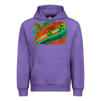 Tulip westerb aztec and leopard background Urban Hoodie - AdoDesignShop