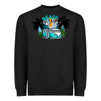 Black beach please Heavyweight Sweatshirt - CowhideDigitalArt