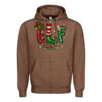 Chestnut Elf Squad Zipper Hoodie - CowhideDigitalArt