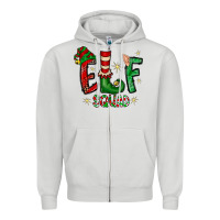 Dove Grey Elf Squad Zipper Hoodie - CowhideDigitalArt