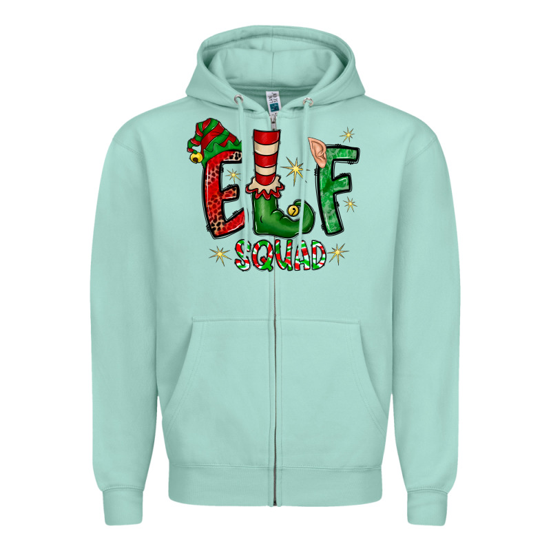 Elf Squad Zipper Hoodie by CowhideDigitalArt | Teevron