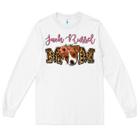 White Jack Russel Mom Long Sleeve Tee - Jasminsmagicworld