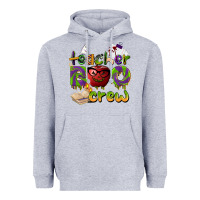 Heather Grey teacher boo crew Heavyweight Hoodie - BarkalooDesign