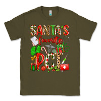 Army Green santa's favorite pct Classic Tee - texasbilliewilder