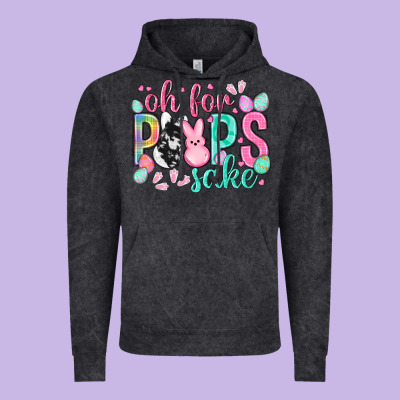 Oh For Peeps Sake Cowhide Easter Day Vintage Hoodie Designed By Howdyjamesfarm