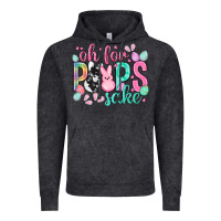 Vintage Black Oh for peeps sake cowhide Easter Day Vintage Hoodie - HowdyJamesFarm