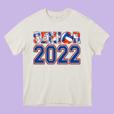 Senior Volleyball Custom Heavy Core Tee Designed By Jasminsmagicworld
