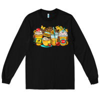 Black school bus coffee cups Long Sleeve Tee - OliviaCreatesArt