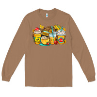 Toasted Coconut school bus coffee cups Long Sleeve Tee - OliviaCreatesArt